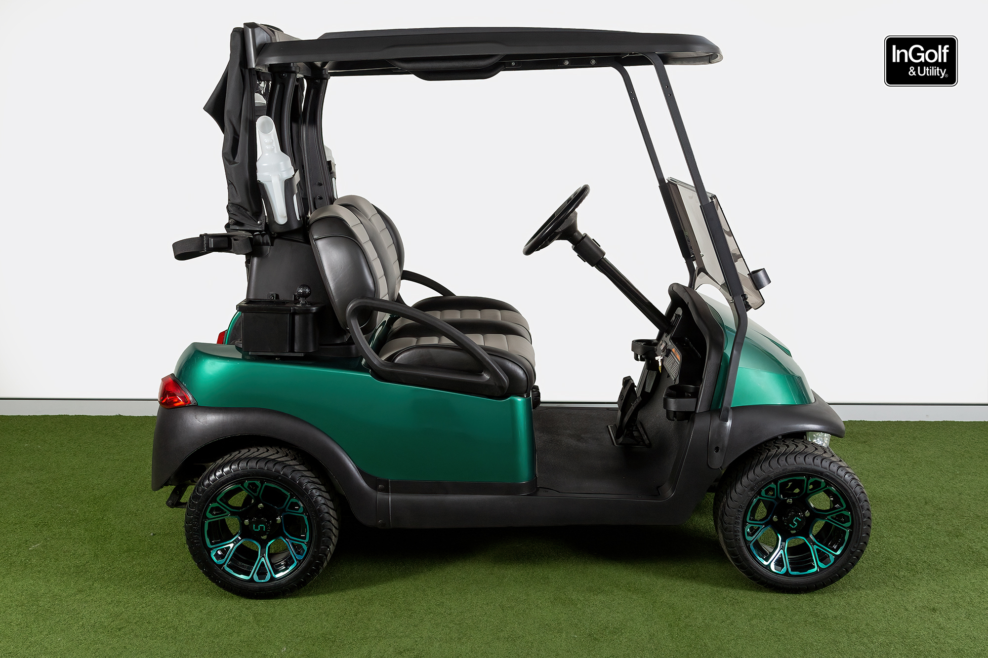 Ingolf And Utility Club Car Golf Cart Isle Of Man Green