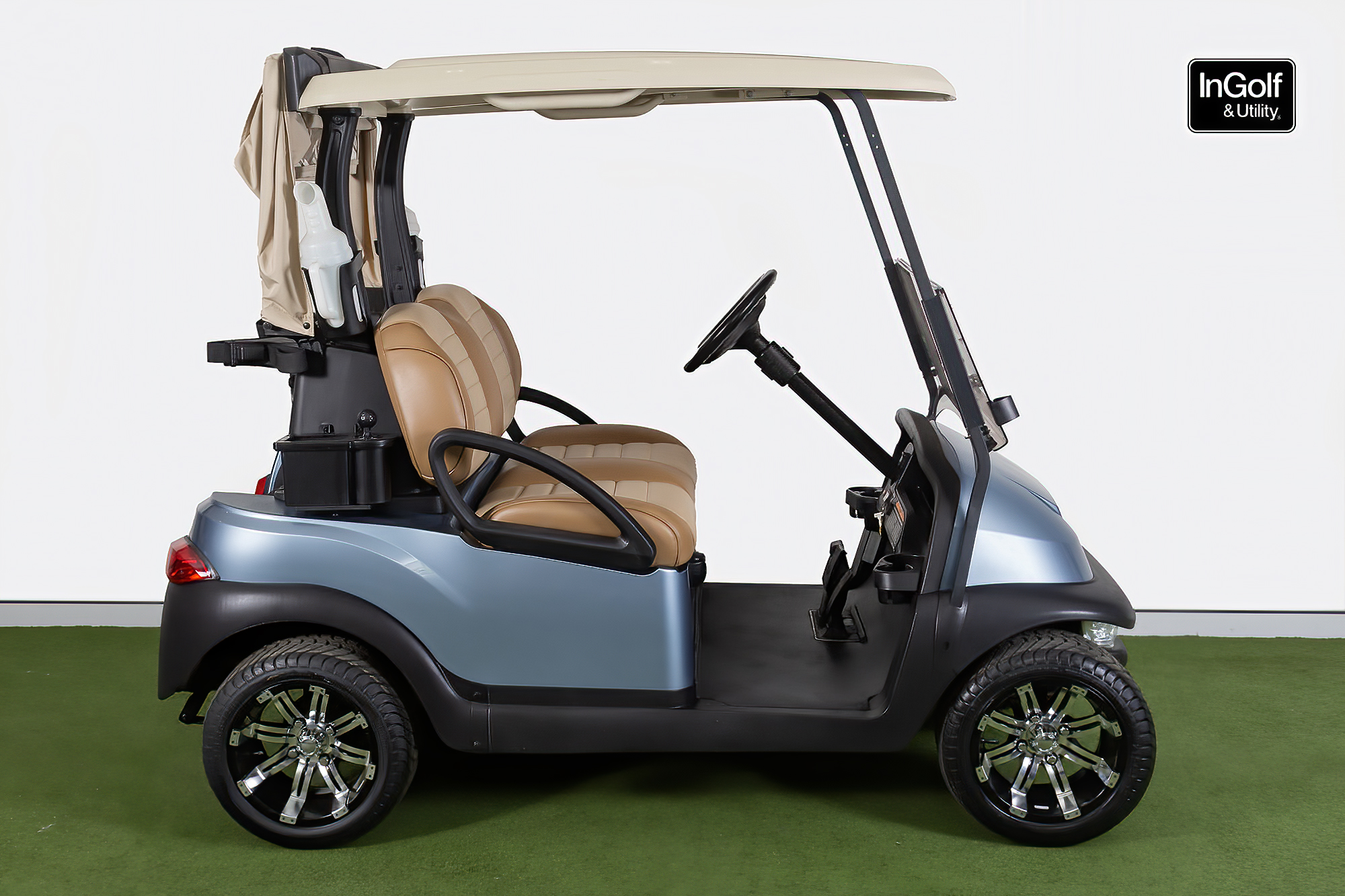 Ingolf And Utility Club Car Golf Cart Ice Blue